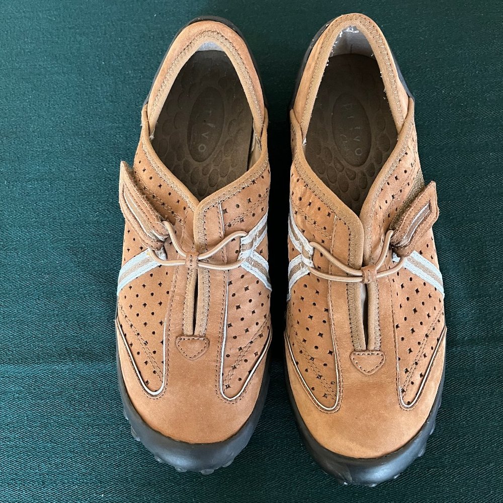 Privo Slip-On Shoes - Light Brown, Size 8